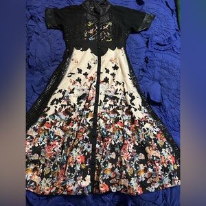 Byron Lars Beauty Mark butterfly dress size 4